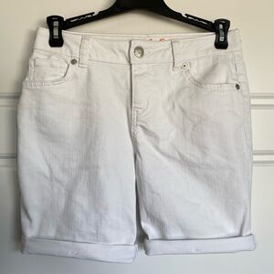 Cat & Jack White Bermuda Shorts Relaxed Fit